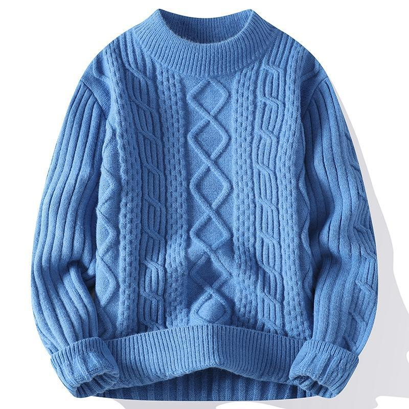 Heavy gauge knit texture close up