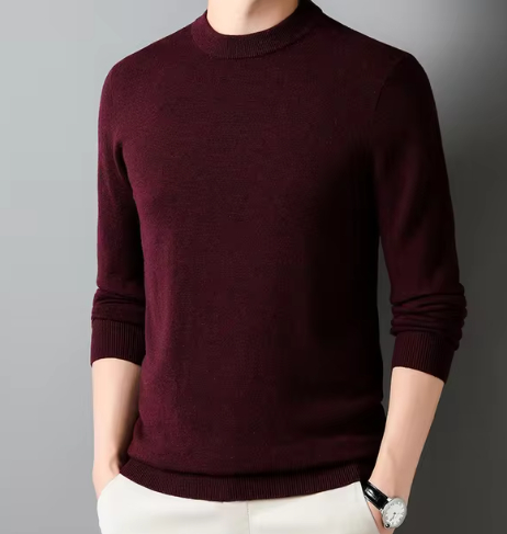 Knit crewneck sweater alternate colourway