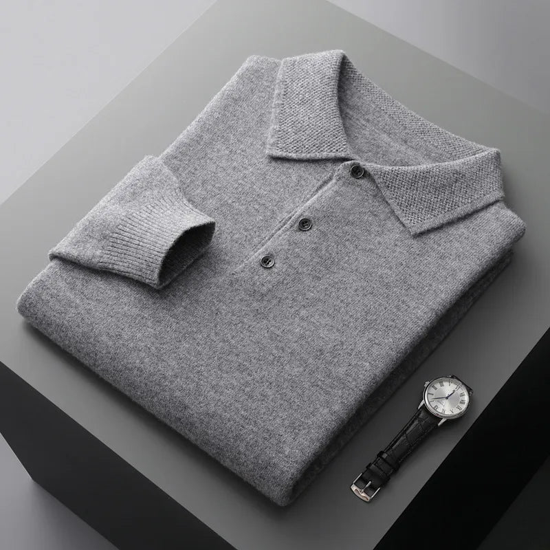 Soft cashmere blend knit texture close up